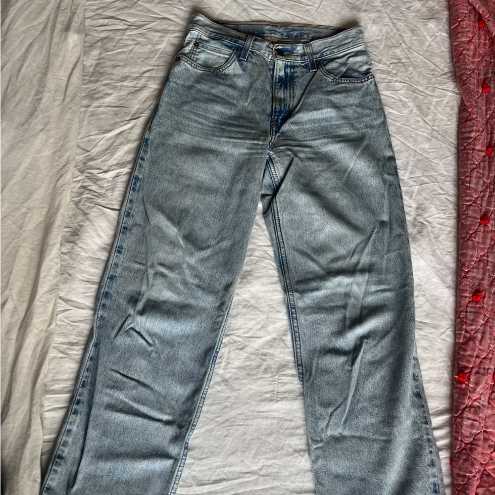 Classic Vintage Blue Denim Jeans